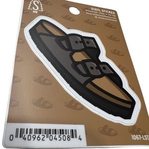 Birkenstock Sandal brown leather sandal vinyl sticker decal